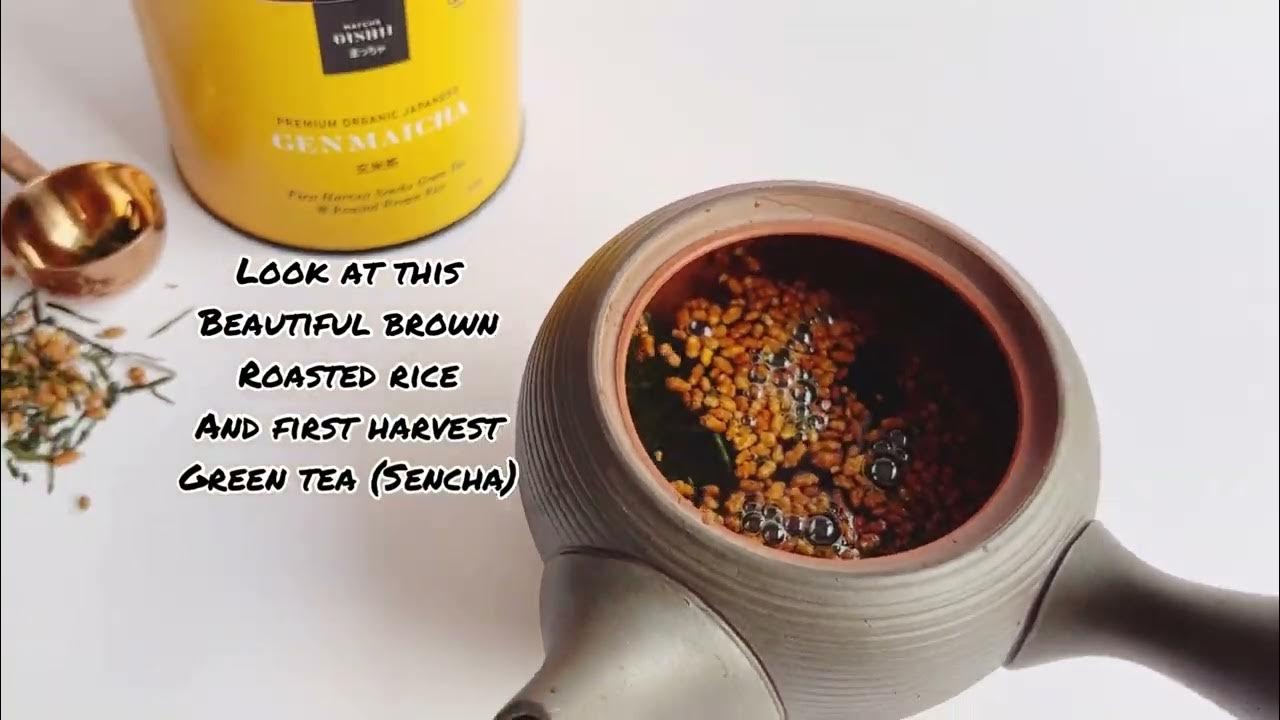 How to Brew Genmaicha using a Kyusu? Matcha Oishii YouTube