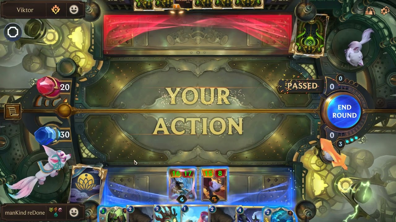 Nami LoR Champion Path. Near one turn kill Viktor (one turn on lvl 22)