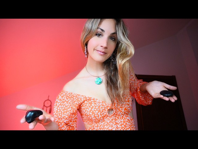 Massaggio terapeutico schiena con pietre calde 🔥 | ASMR ITA | Deep Tissue Massage Roleplay