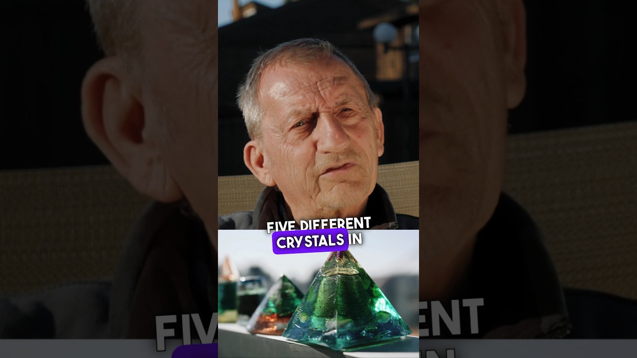 The crystals I use for making orgonite. 