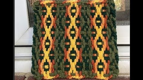 Potholder Autumn Spiral Pro Weaving Loom Split Loop