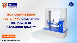 Famous Box Compression Tester NXG | Unleashing the Power of Packaging Quality  | Presto Group Net Worth