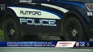 Police ramp up patrols ahead of 4th of July weekend