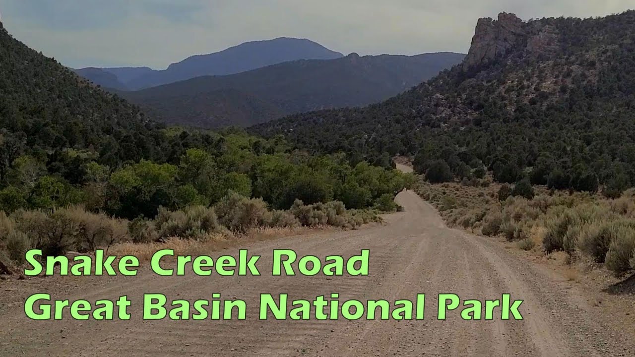 DRIVING SNAKE CREEK ROAD AT GREAT BASIN NATIONAL PARK HIDDEN CANYON