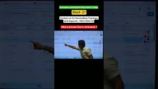 (Short -21) What is Process flow in Servicenow | ServiceNow Learning Short Way Series in TELUGU1