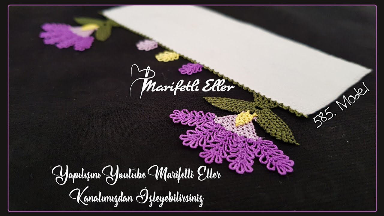 Farklı ve Nasıl Yapıldığı Çok Merak Edilen Bir İğne Oyası Modelin Anlatımlı Yapılışı | 585. Model