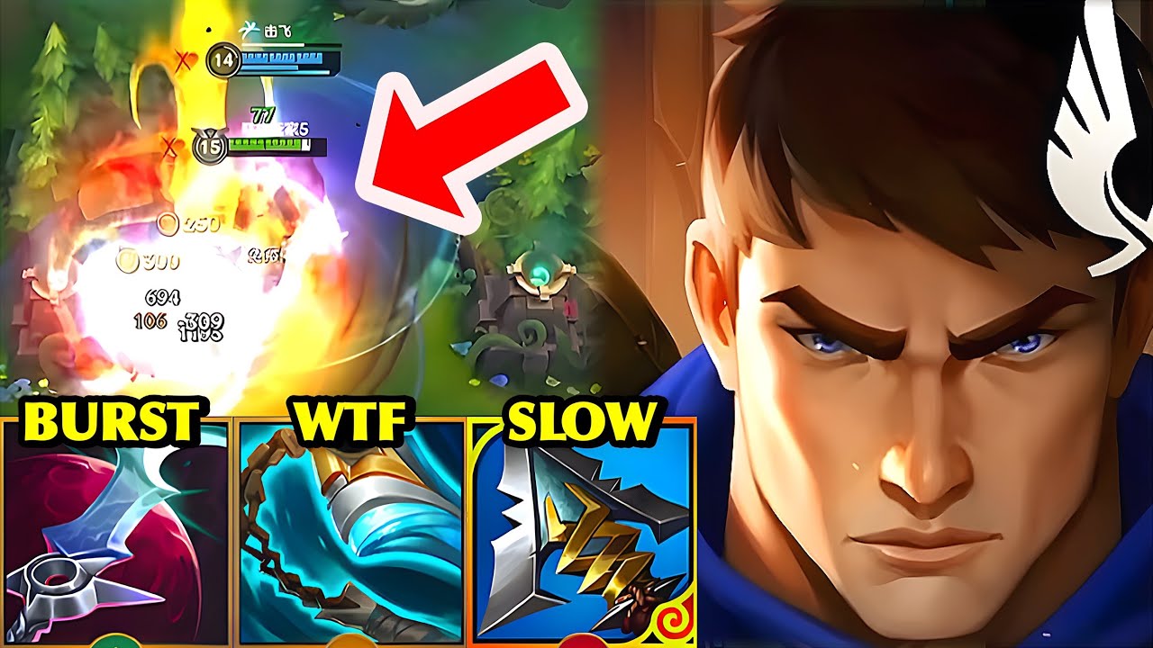 Wild Rift China Garen Top | 22KILL ONE-SHOT BURST GAREN DESTROYS EVERYONE!? | Build & Runes
