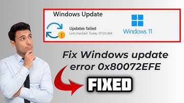 (FIXED) Windows update error 0x80072EFE | 2024