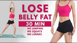 LOSE BELLY FAT IN 7 DAYS 🔥30 Min Standing Abs Workout | Beginner Friendly, No Jumping | Emma Fit