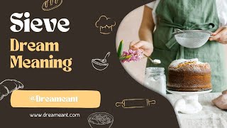 Sieve Dream Meaning