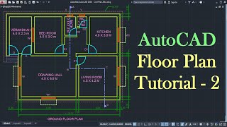 AutoCAD Floor Plan Tutorial for Beginners  2