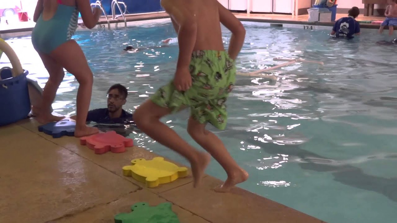 Colton Reno Swimming Lesson 6/29/2015 YouTube
