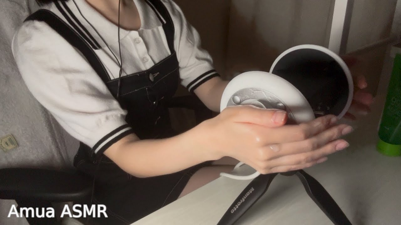 【ASMR】はじめてのアロエジェル耳マッサージ🥱｜3Dio / No Talking