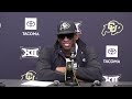 Colorado Football Alamo Bowl Press Conference