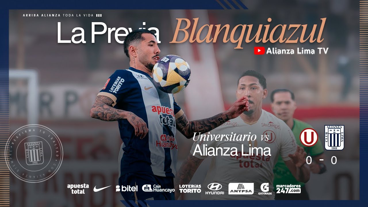 ⚪️LA PREVIA BLANQUIAZUL VS. U 🔵| ALIANZA LIMA TV