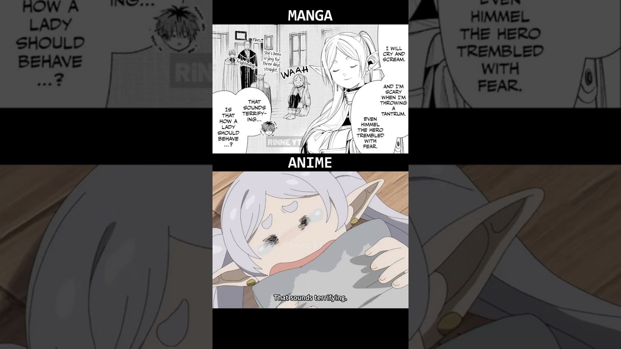 They transformed a single MANGA panel into an ICONIC scene (Frieren season 2) 