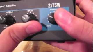 Pyle PCA3 Unboxing (Mini 150 Watt Stereo Amp)