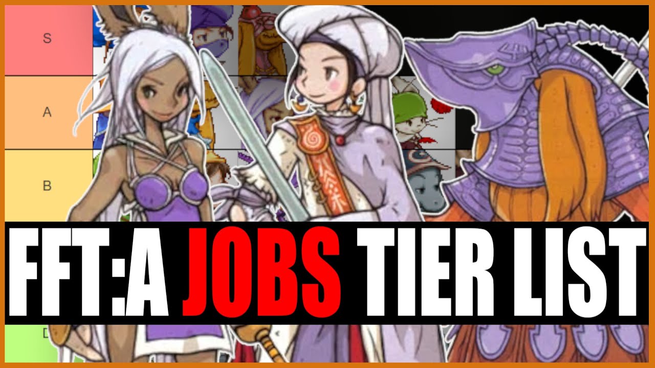 Ranking EVERY Generic Job in Final Fantasy Tactics Advance