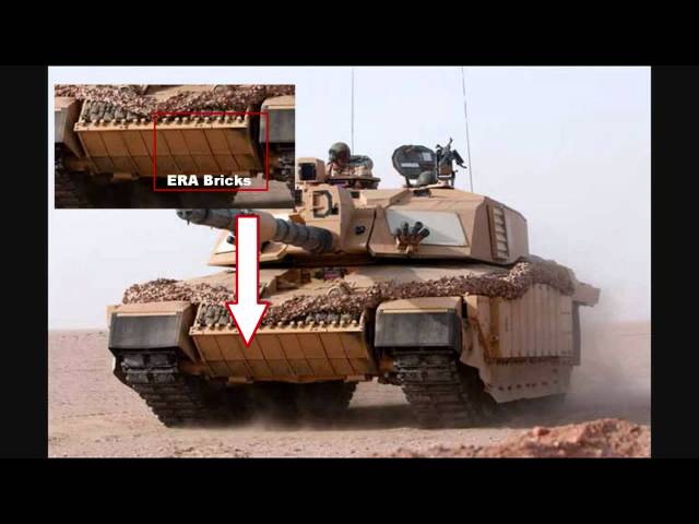 Exclusive footage on how the Tank Armour on Challenger 2, Leopard