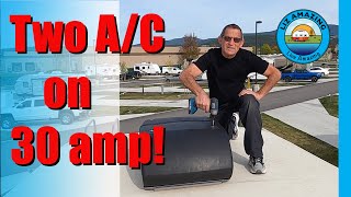 Run RV A/C on household current | Two ACs on 30 amp | RV A/C with a small generator | SoftStart RV screenshot 3