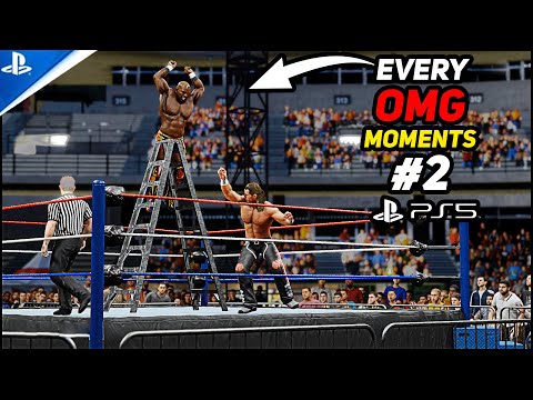 WWE 2K20 On PS5 - Every OMG Moments Part 2 ! 4K 60FPS