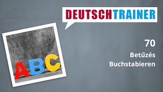 Német kezdőknek (A1/A2) | Deutschtrainer: Betűzés