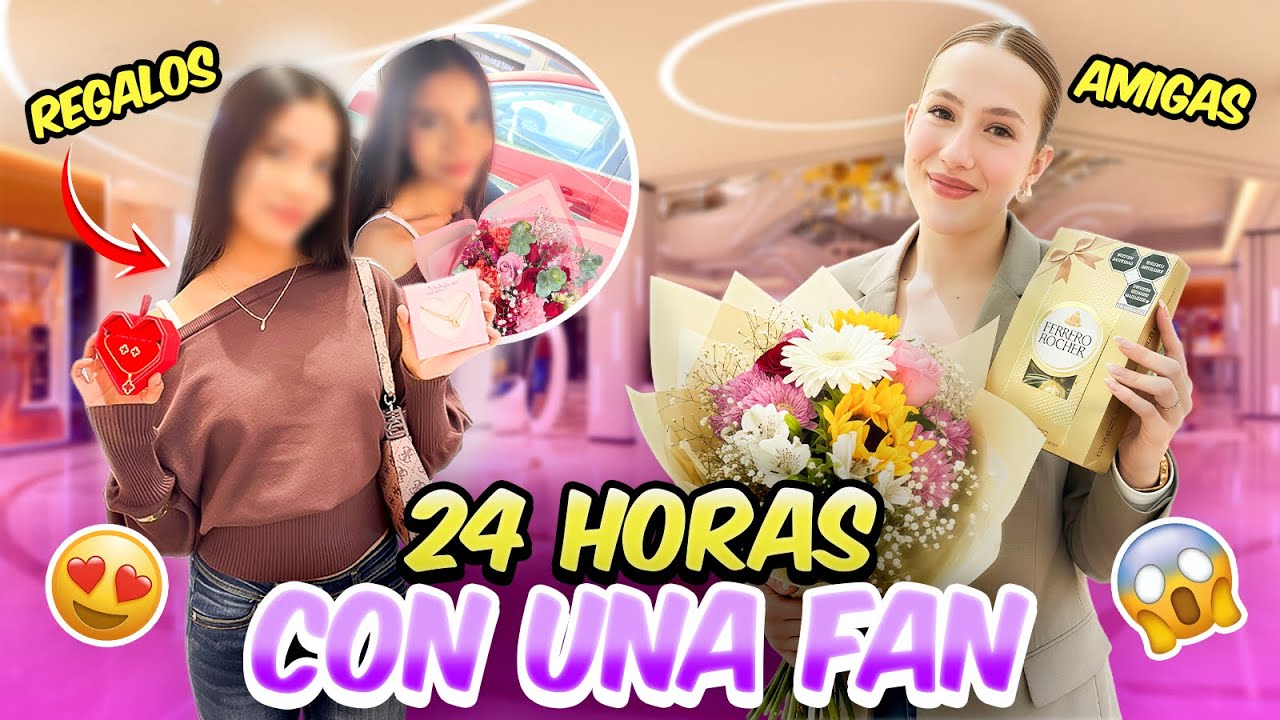 24 HORAS CONSINTIENDO A UNA FAN😱😳😨*nos dimos regalos*| Yulis