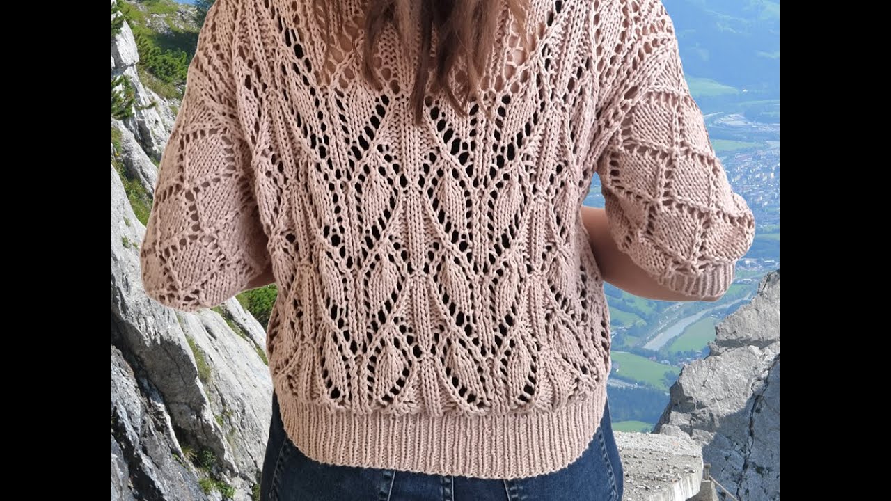 Strickmuster Herzen - Lochmuster