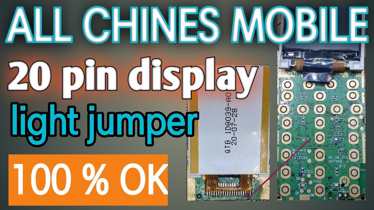 All China Mobile 20 Pin Display Light Jumper Solution 100 Ok / gfive