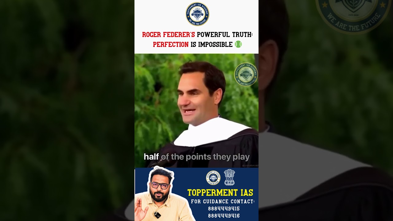 Roger Federer’s Powerful Truth: Perfection is Impossible 🎾