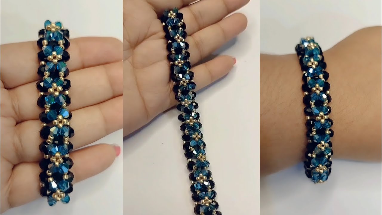 How To Make Bracelet At Home || Easy Jewellery Making At Home || Beads Bracelet