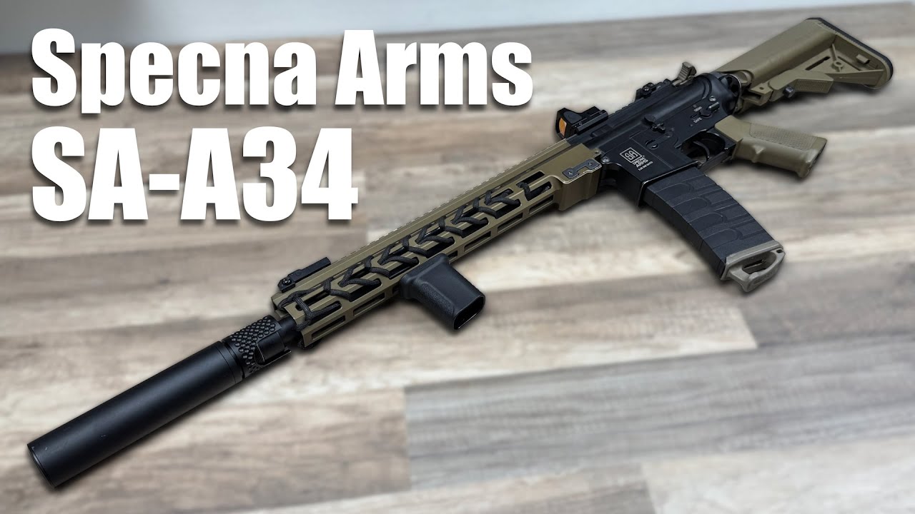 Turning a TRASH Airsoft Gun into a MILSIM Rifle - Specna Arms SA-A34
