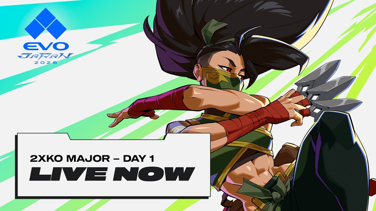 Evo Japan 2026: 2XKO Major Tournament Broadcast - Day 1 - YouTube