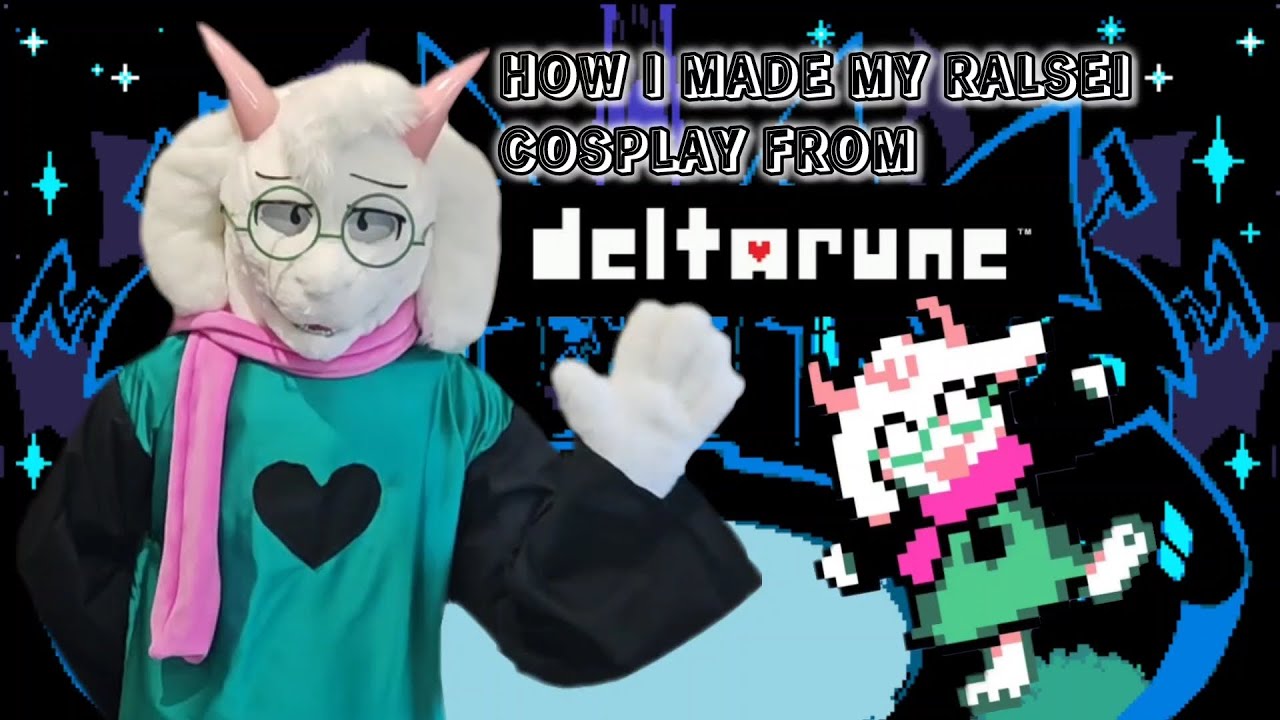 Rralsei Mask HOW I MADE MY RALSEI COSPLAY FROM DELTARUNE (full construction video ...