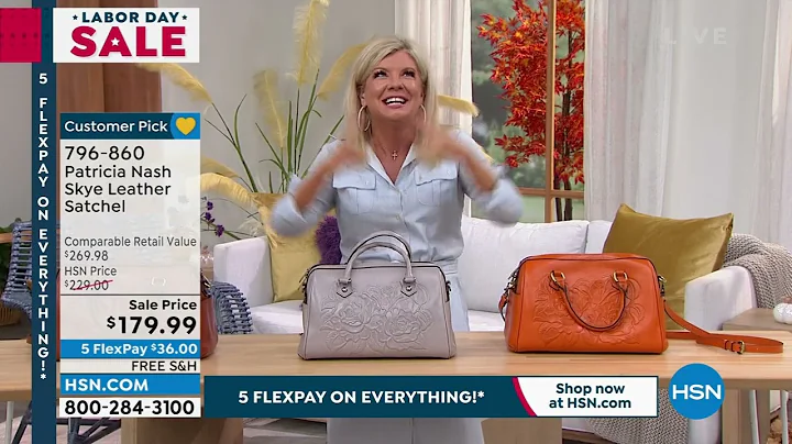 Patricia Nash Skye Leather Satchel