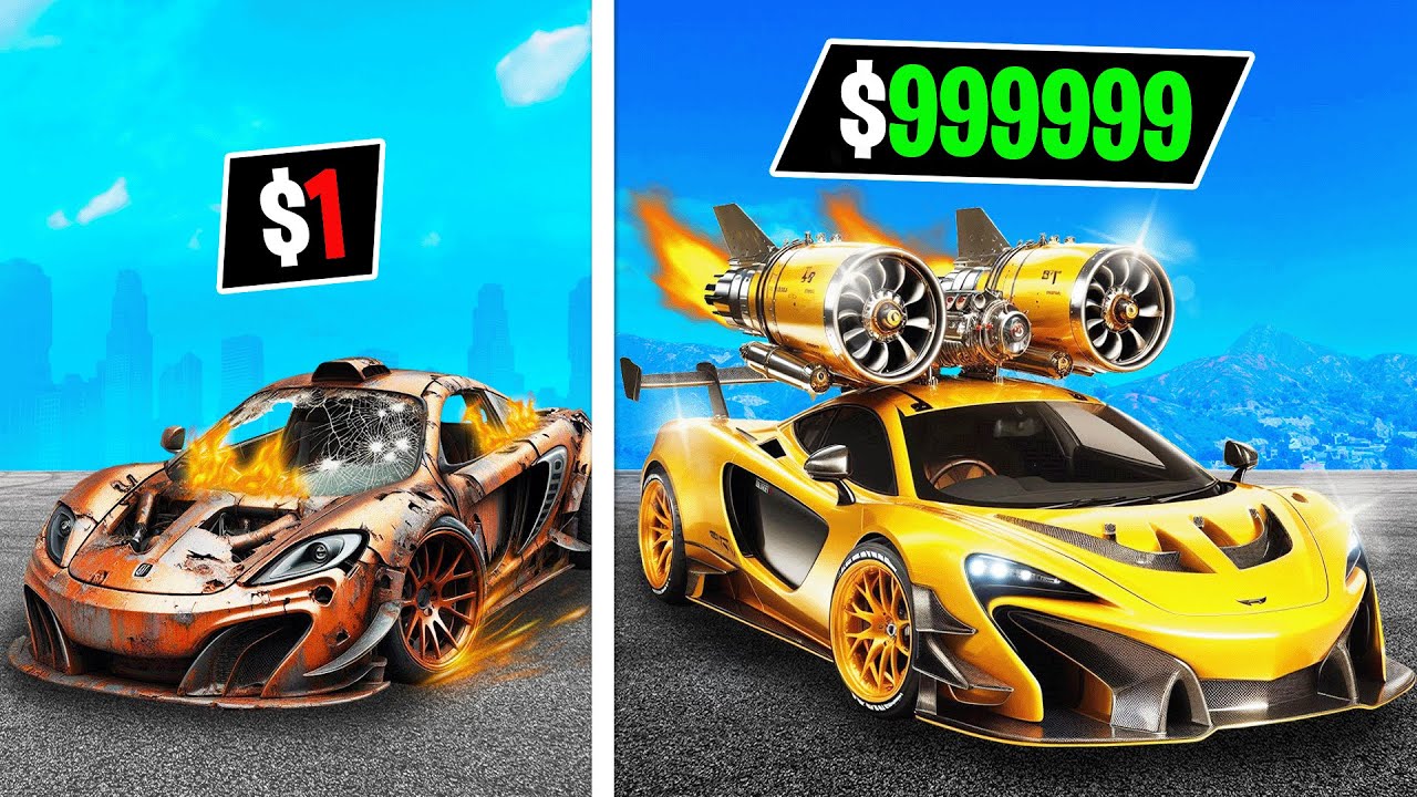 $1 to $1,000,000 McLaren Rocket Car!