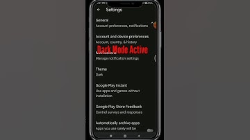 How to Google Play Store Theme Change #shortvideo