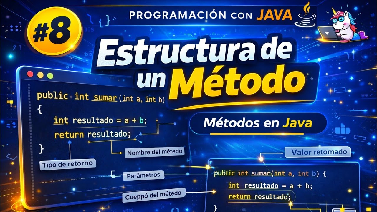 Programación en Java #8: Estructura de un Método en Java — Explicación ...