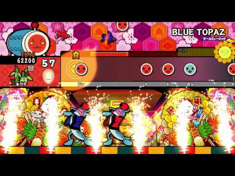 【太鼓の達人 Wii U3】BLUE TOPAZ（ふつう）【オート動画】