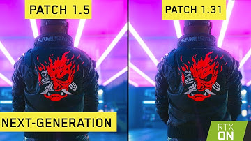 Cyberpunk 2077 - Patch 1.5 vs 1.31 - Next Gen Update FPS Test