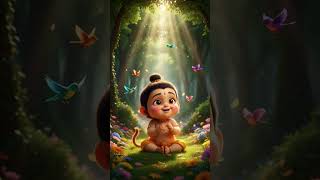 “A Divine Little Journey – Baby Hanuman’s First Act of Seva!”| Jay Bajrangbali screenshot 1