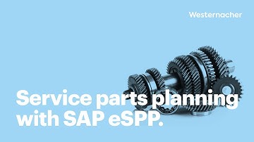 How to boost service parts planning with SAP eSPP
