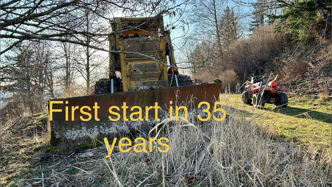 Caterpillar D8h starts after 35 years