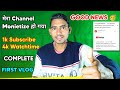 Good News 🥳How to Complete 4000 Hours Watchtime & 1000 Subscribers |I Happy new year | 2022
