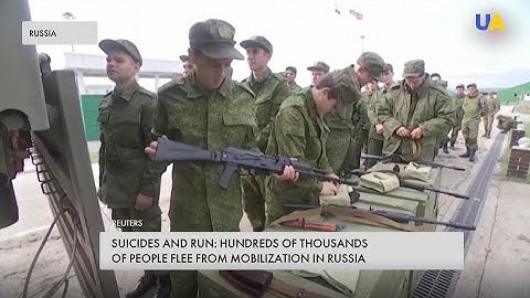 Escape or suicide: Russians flee country, injure themselves in an attempt to avoid mobilization