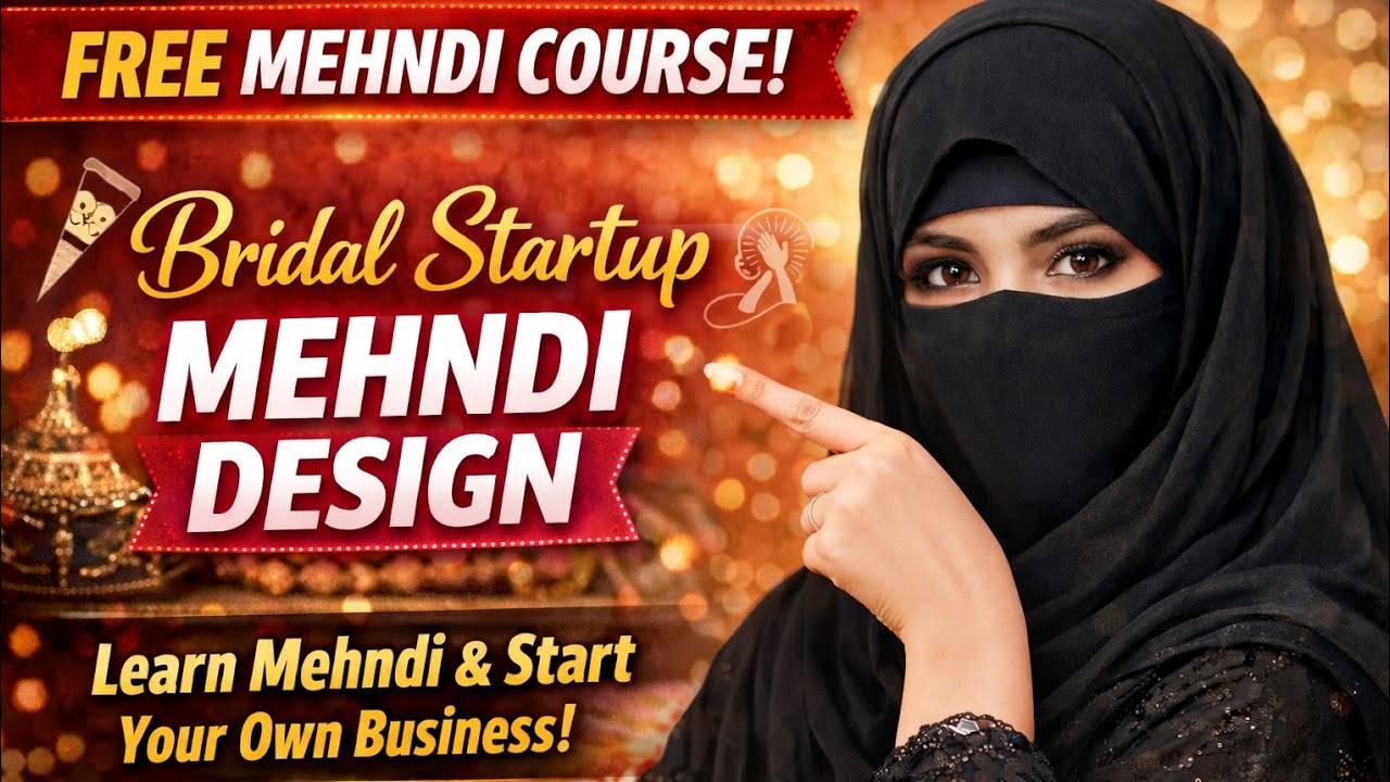 Free mehndi course | Mehndi design | Simple mehndi design 