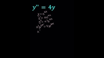 A Differential Equation | y