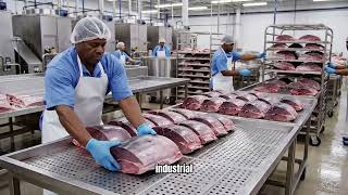 CÓMO SE HACE el Atún Enlatado en MEGA FÁBRICAS _ Proceso Completo🐟🥫