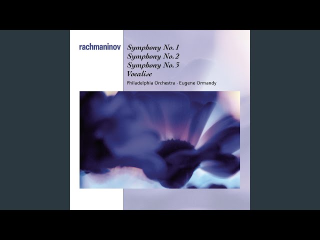 Rachmaninov - Vocalise-arrgt orch : Orch de Philadelphie / E.Ormandy