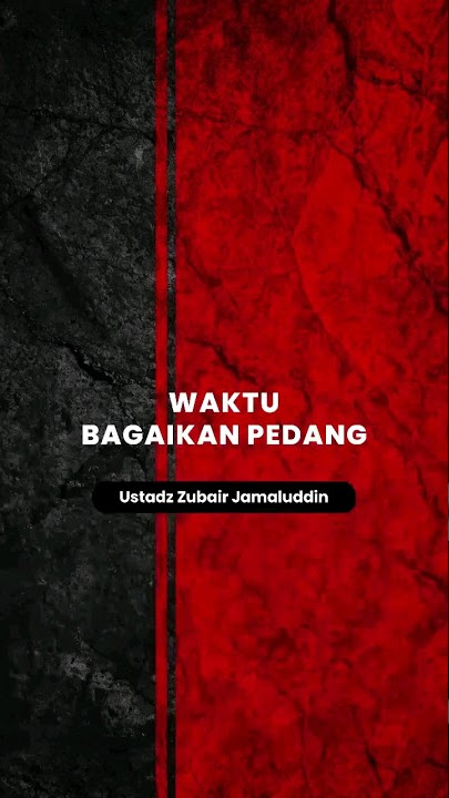 Waktu Bagaikan Pedang
